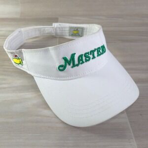 Ahead USA Augusta National Masters Sun Visor Hat White Green Lettering